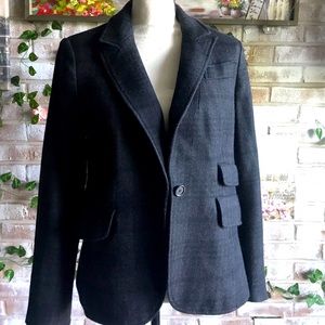 Ann Taylor plaid blazer